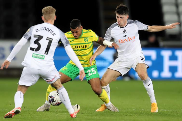 Swansea quickly close down Norwich